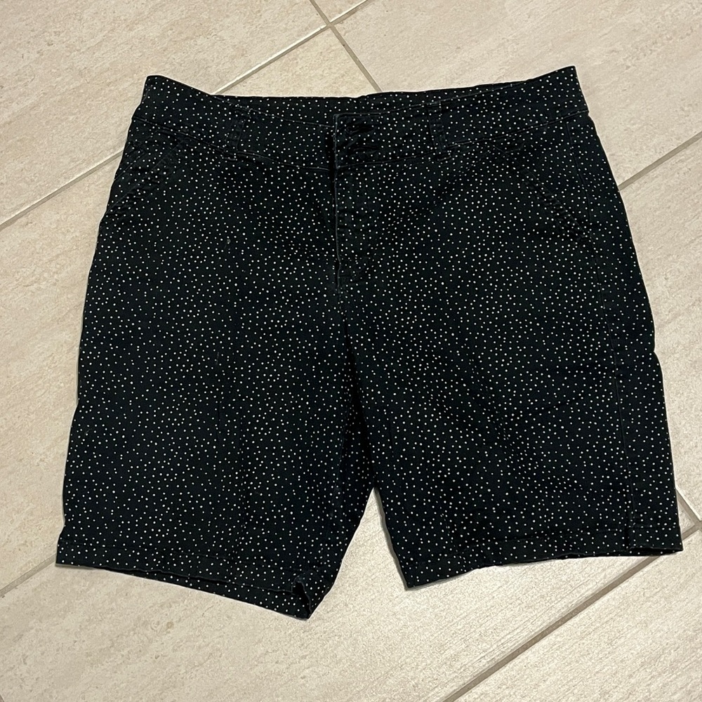 Lee Black and White Polka Dot Women's Shorts